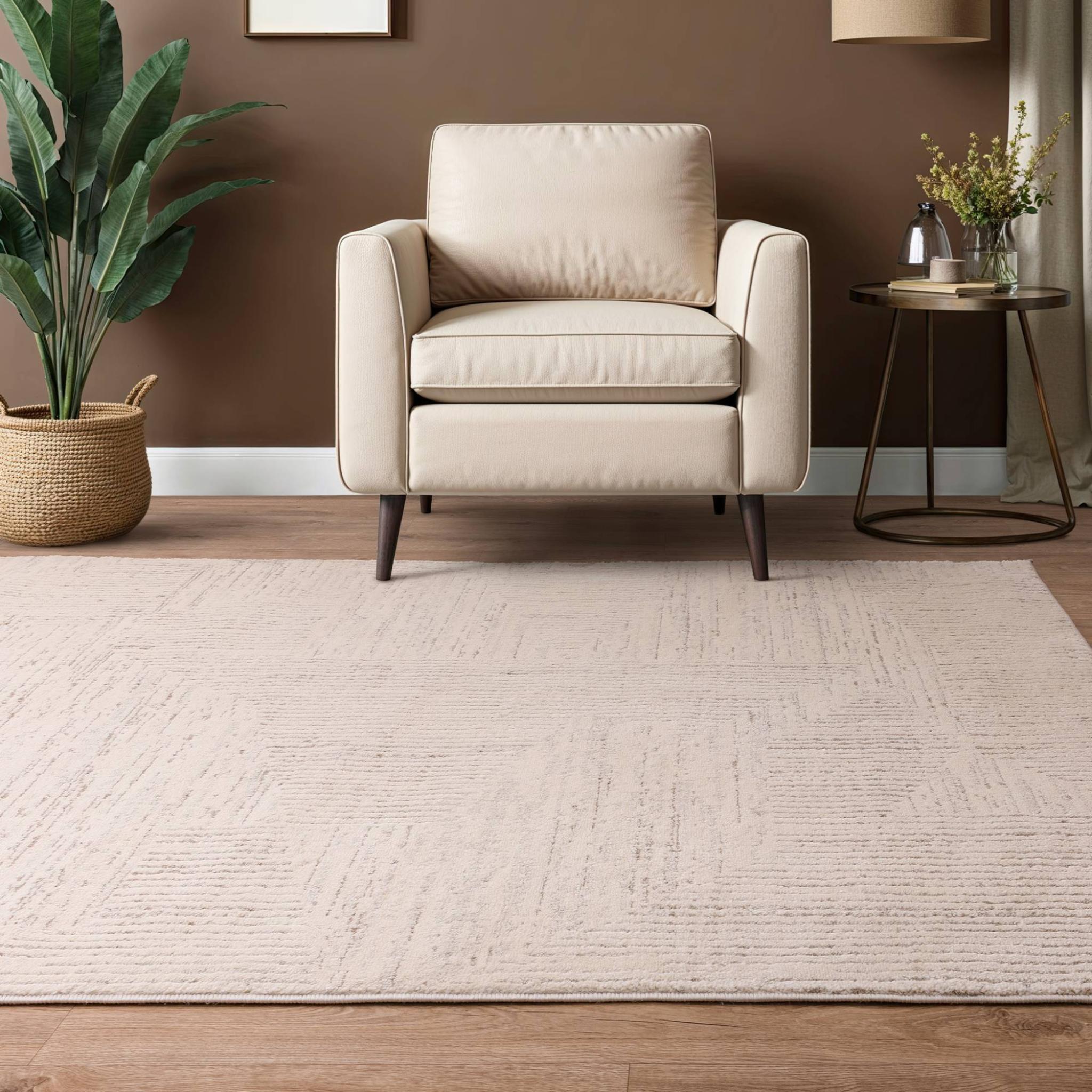 Axel AX04 Cream Beige 120cm x 160cm Rug