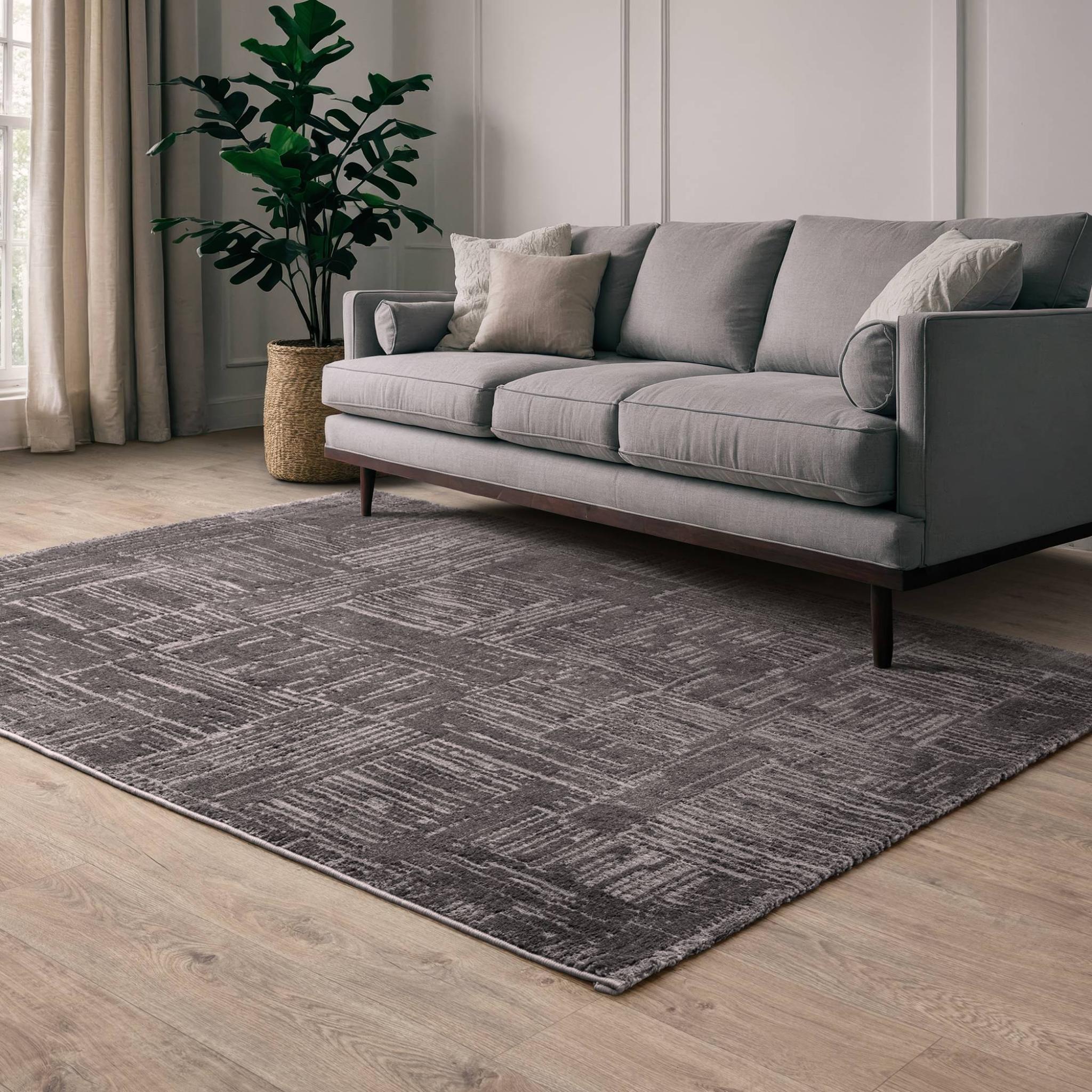 Axel AX06 Charcoal 120cm x 160cm Rug