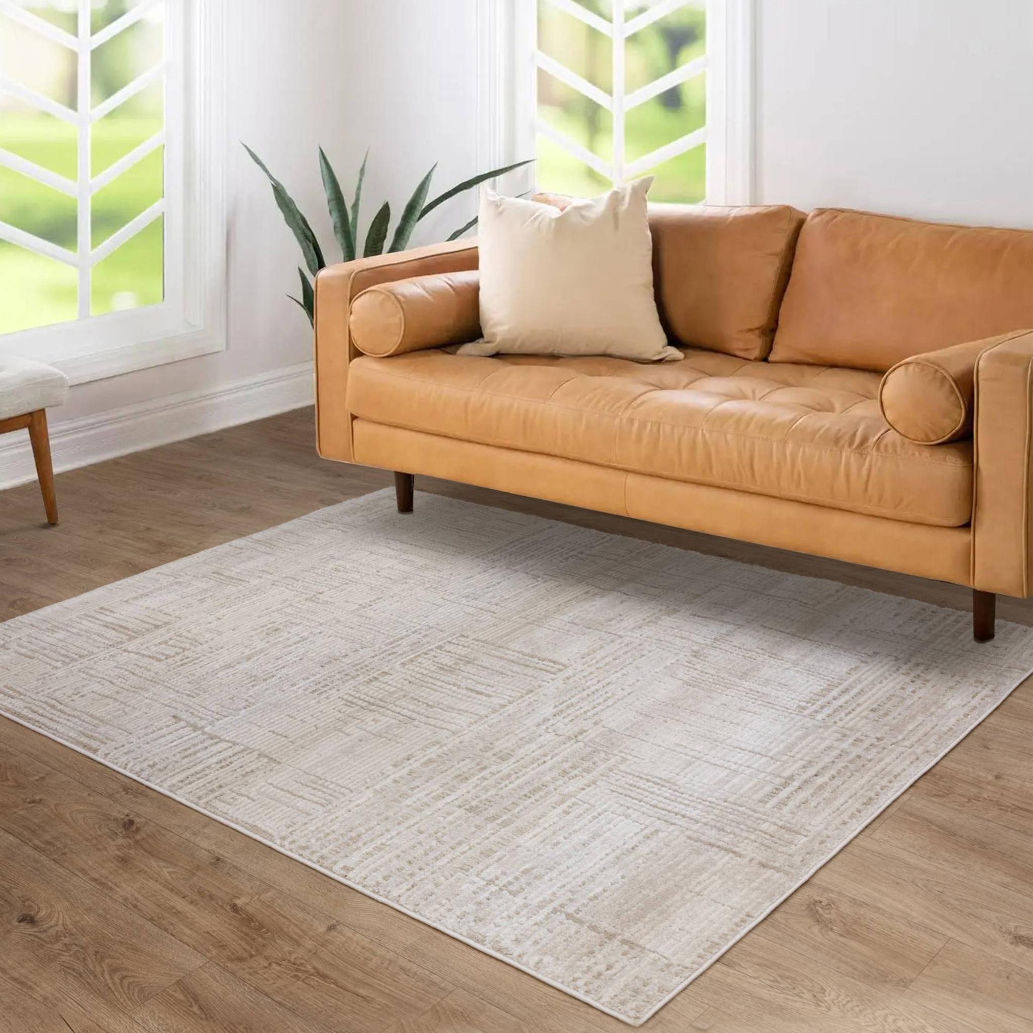 Axel AX01 Cream Beige 120cm x 160cm Rug