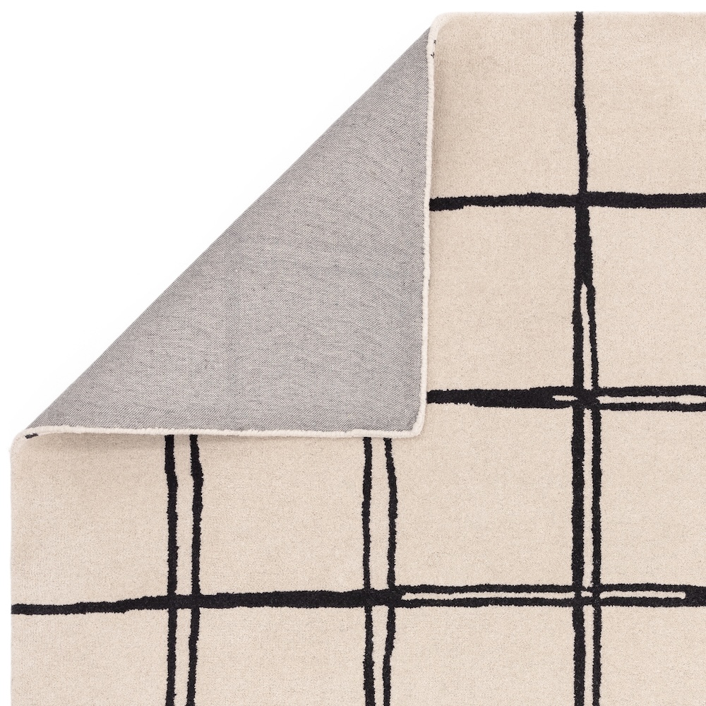 Albany Rug 120cm x 170cm Grid Monochrome