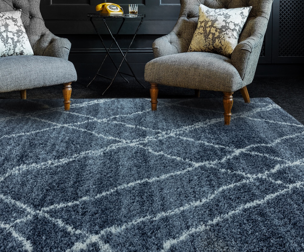 Alto 240cm x 340cm AL01 Blue & Cream