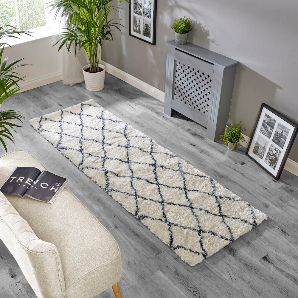 Alto 80cm x 240cm AL03 Cream & Blue