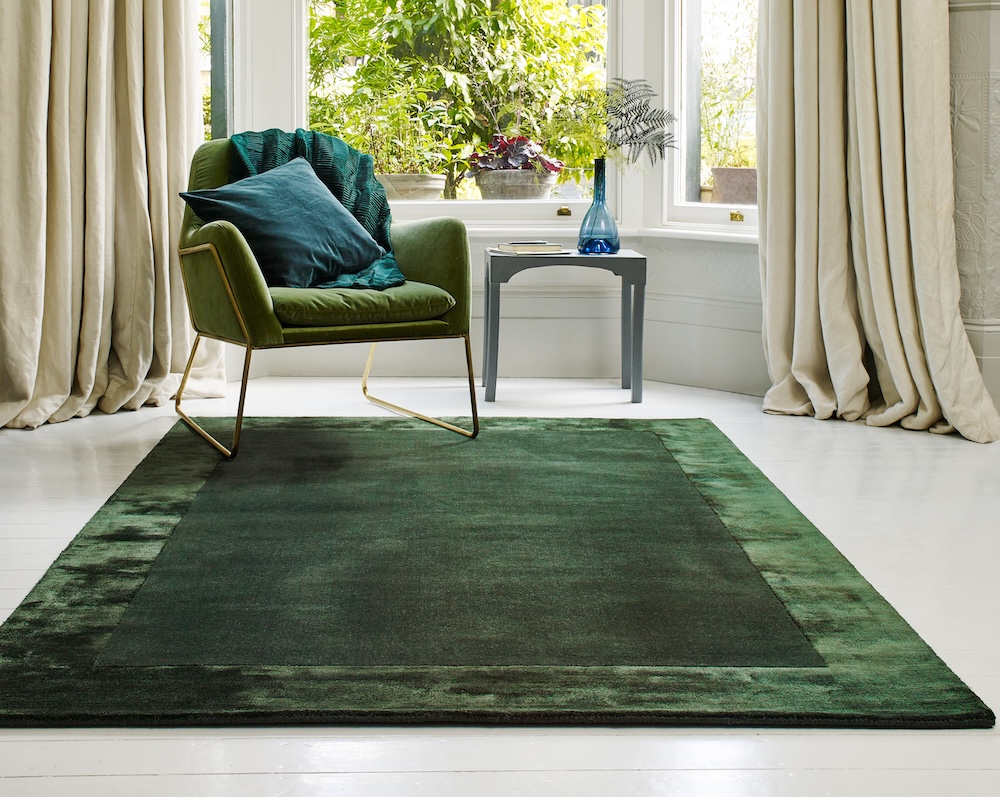Ascot Rug 120cm x 170cm Green