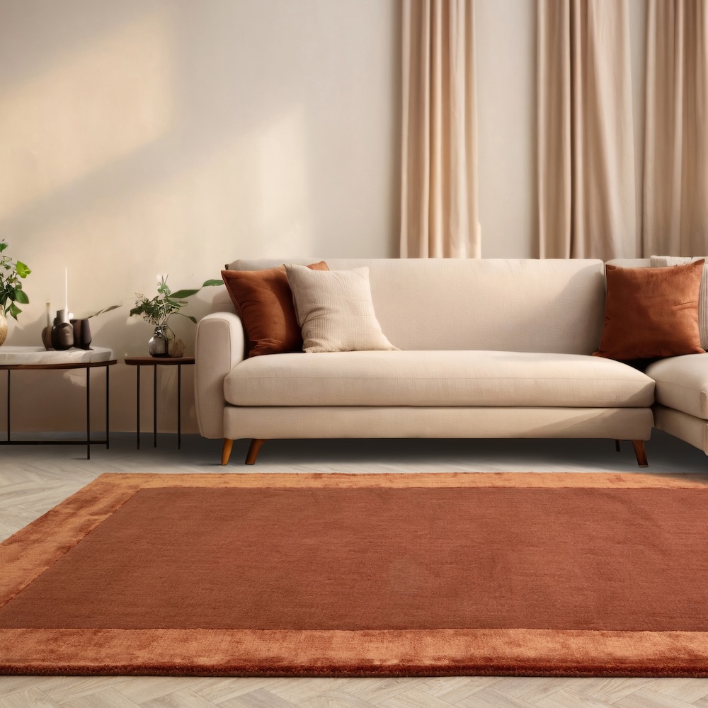 Ascot Rug 120cm x 170cm Rust