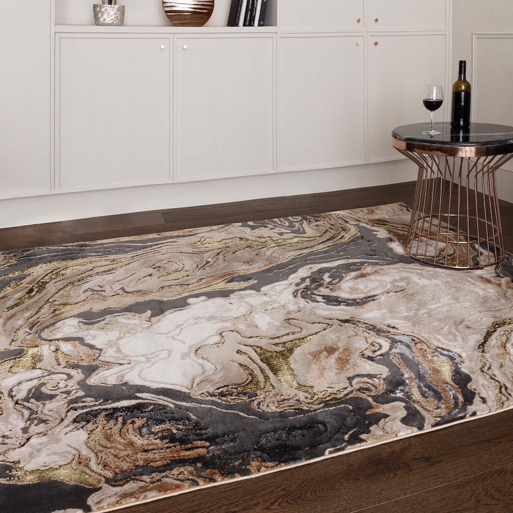 Aurora 120cm x 170cm Marble Rug AU08