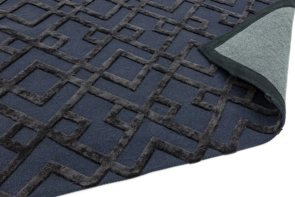 Dixon  160cm x 230cm  Black Trellis