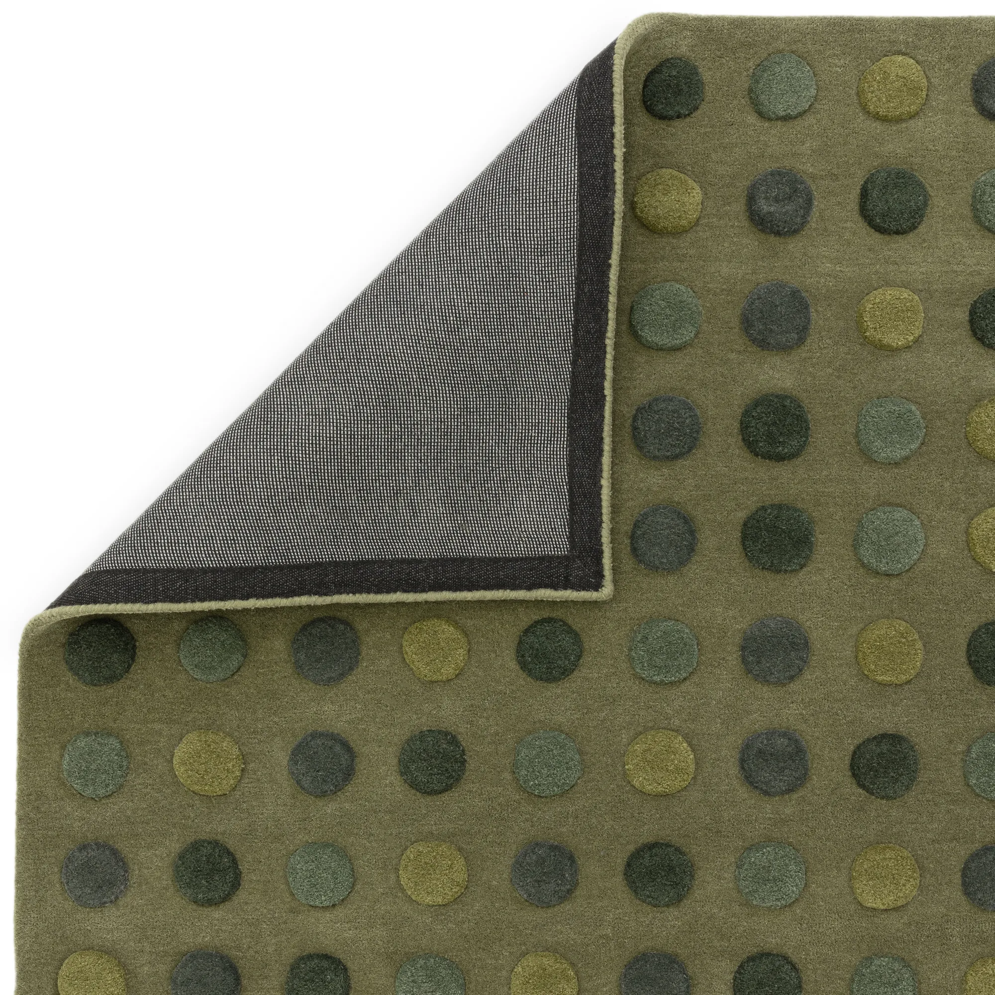 Dotty Rug 200cm x 300cm Green