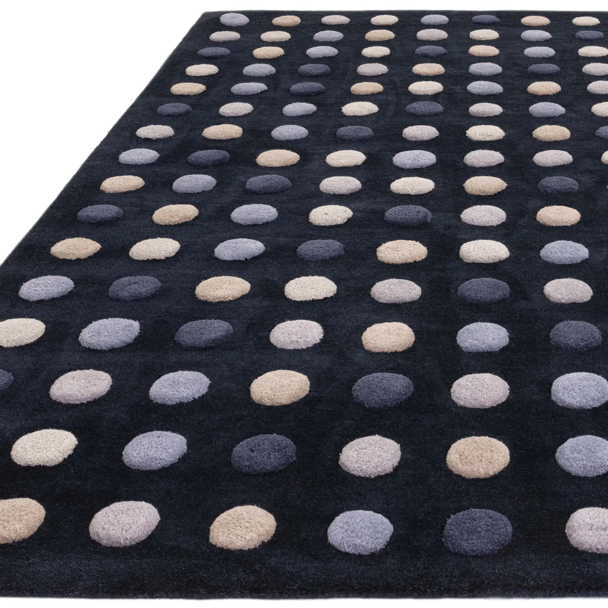 Dotty Rug 200cm x 300cm Navy