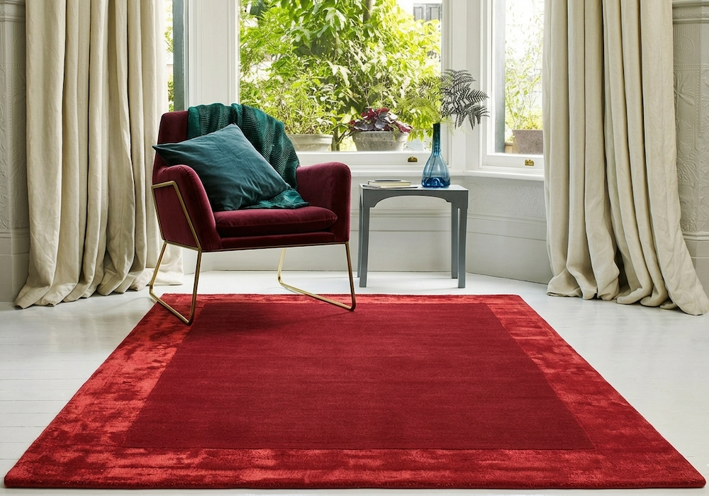 Ascot Rug 120cm x 170cm Red