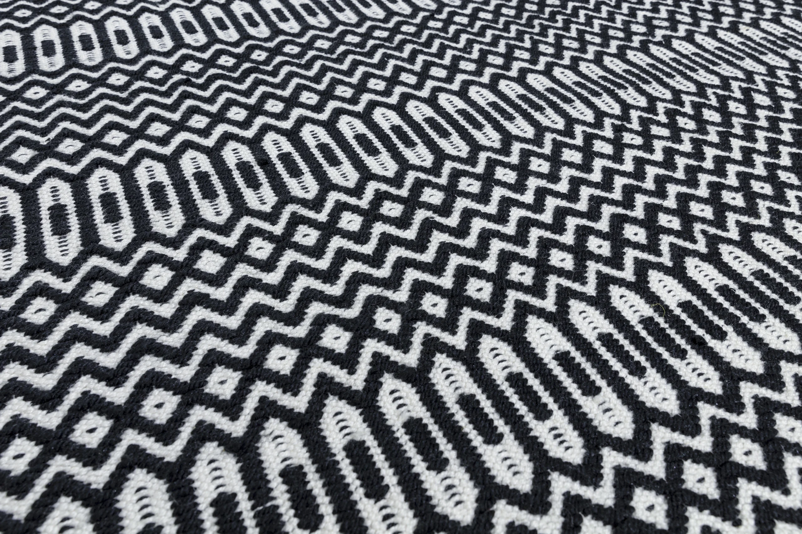 Halsey Rug 66cm x 240cm Black