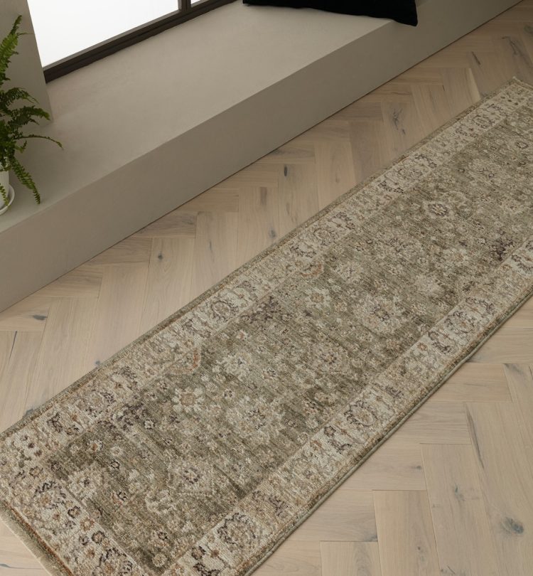 Heriz 67cm x 240cm Ornate Green