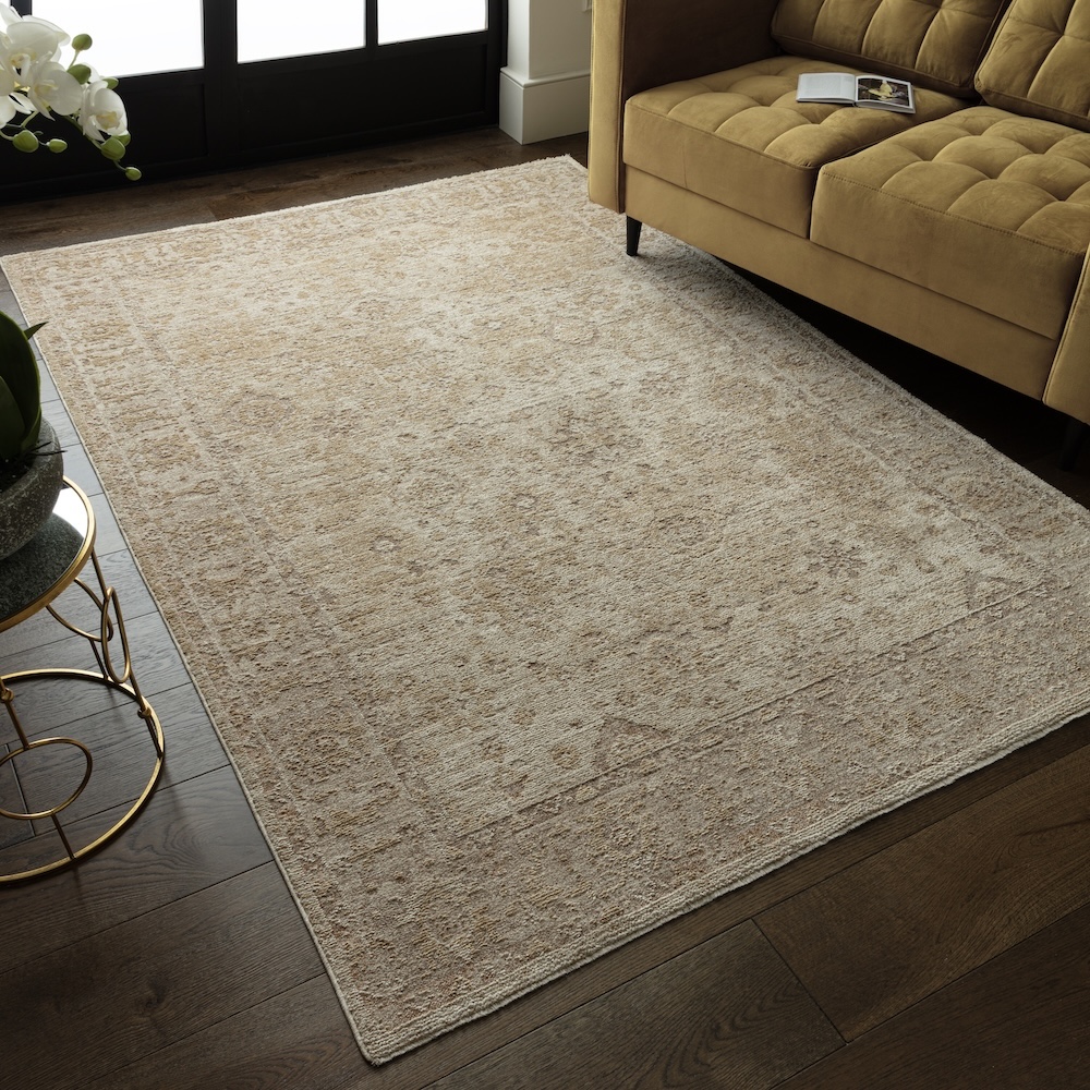 Heriz  120cm x 160cm Ornate Beige