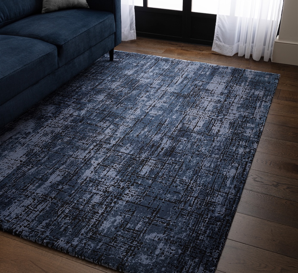 Kuza 120cm x 170cm Abstract Navy