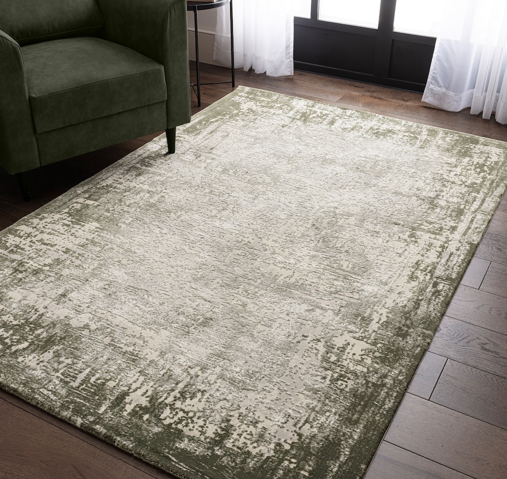 Kuza 120cm x 170cm Border Green