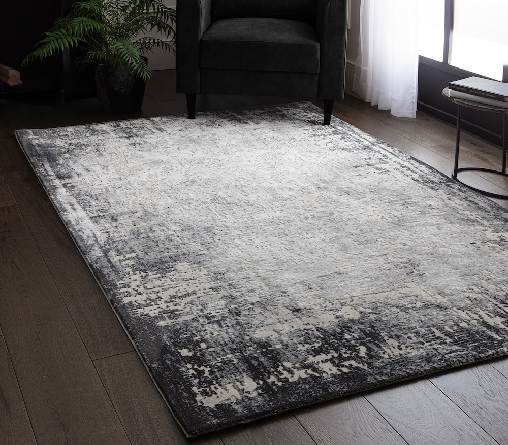 Kuza 120cm x 170cm Border Grey