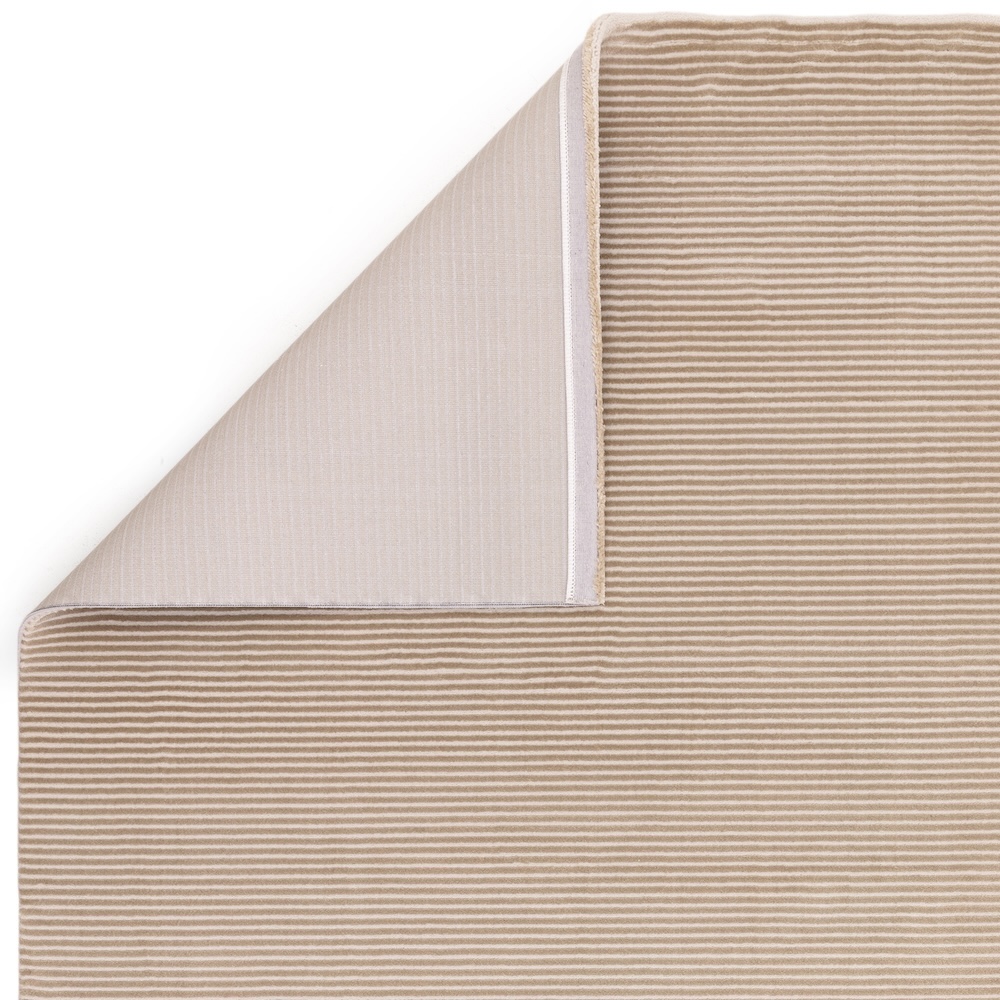 Kuza 120cm x 170cm Plain Stripe Beige