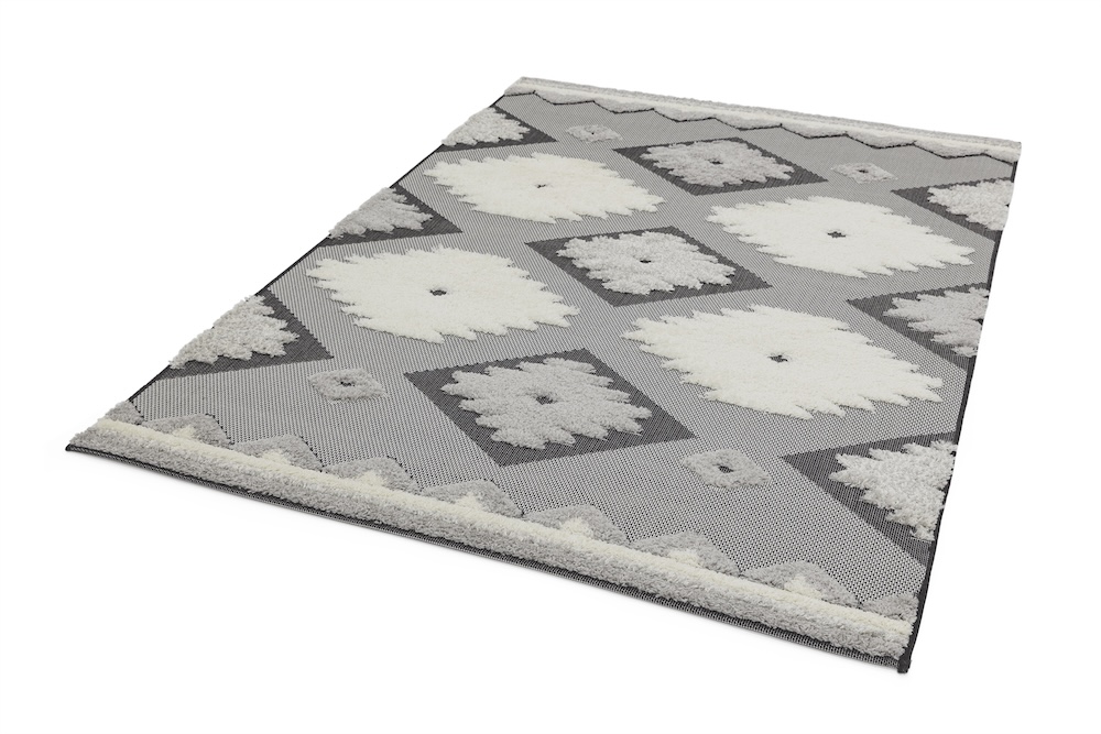 Monty 120cm x 170cm MN01 Black/Cream Tribal