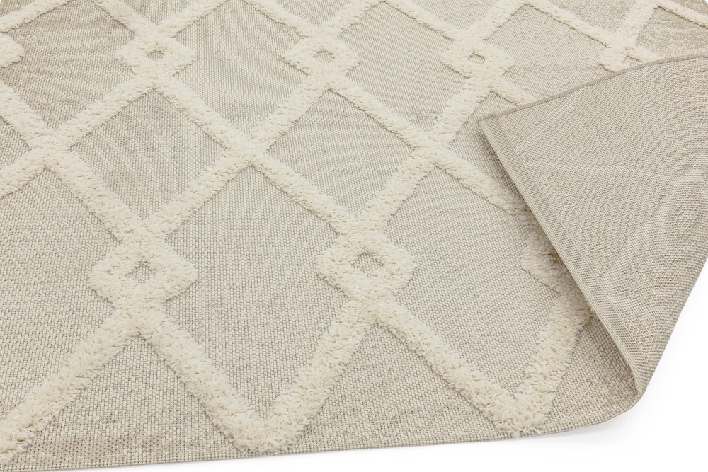 Monty 120cm x 170cm MN07 Beige/Cream Diamond