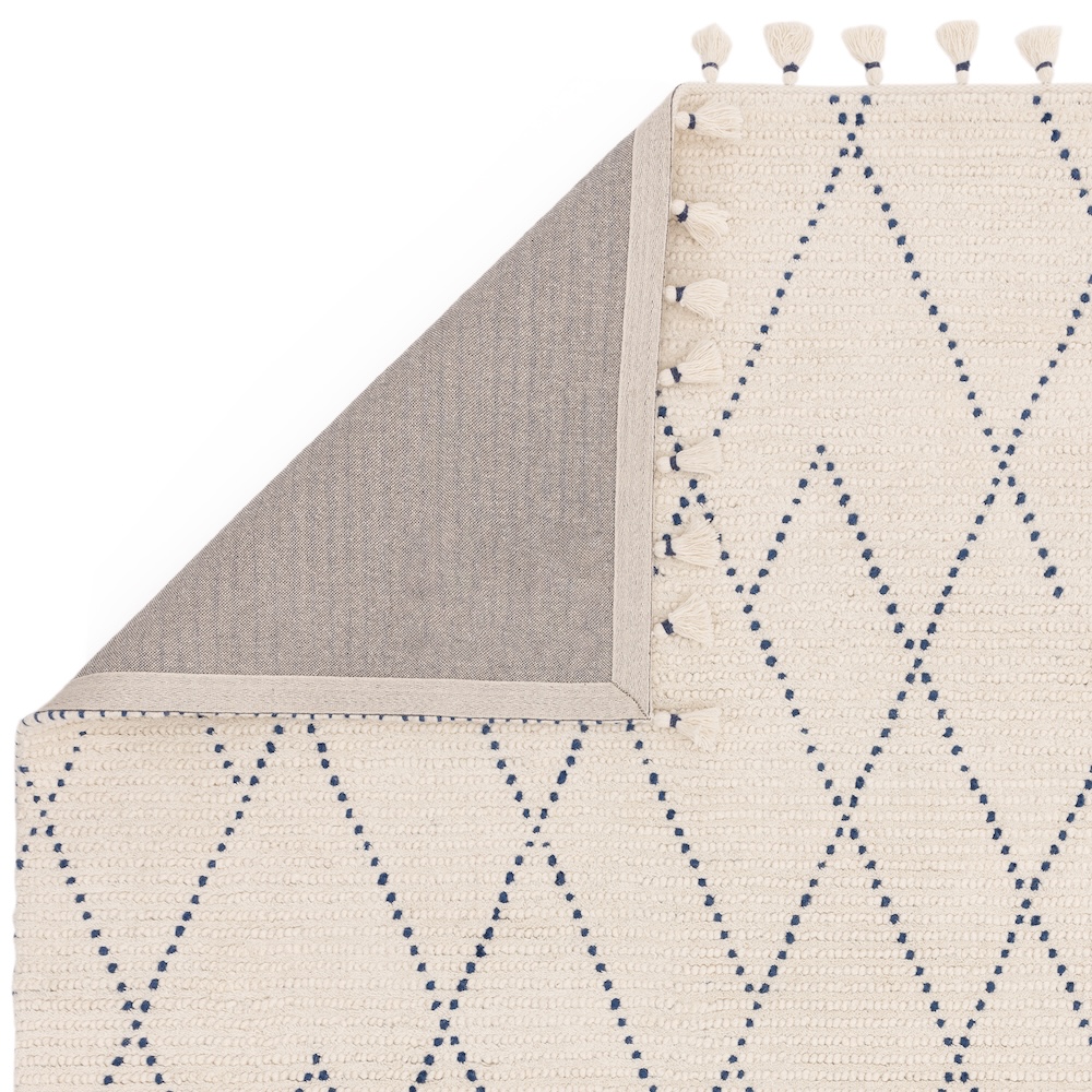 Nepal 160cm x 230cm Cream/Blue Linear Rug