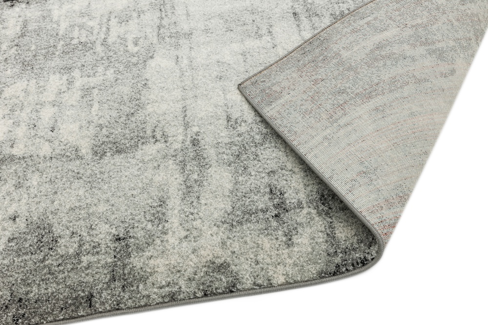 Nova 200cm x 290cm Distress Grey Rug NV03