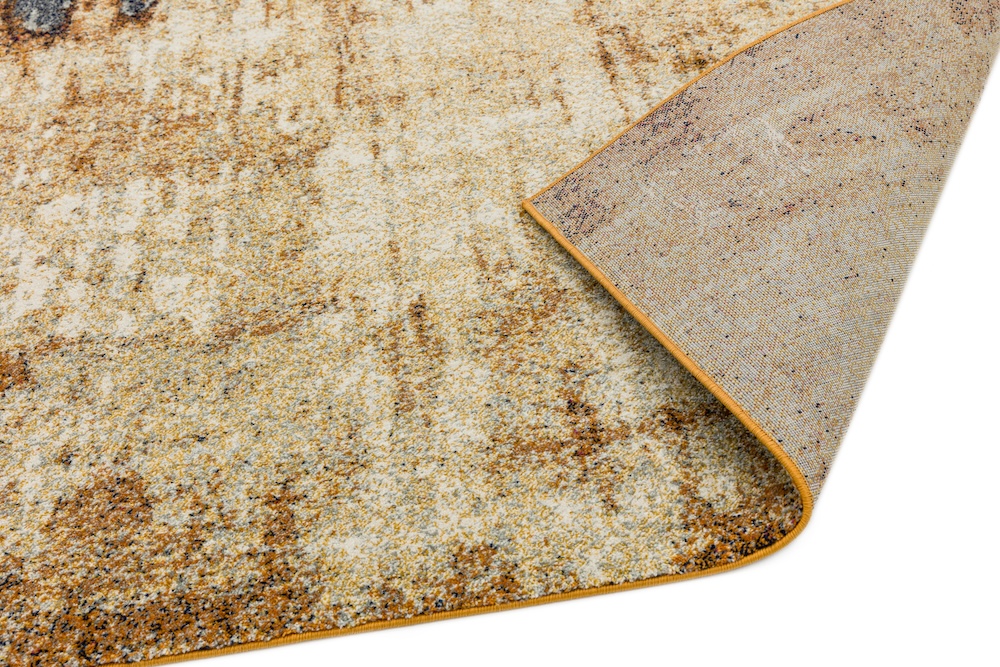 Nova 200cm x 290cm Distress Orange Rug NV04