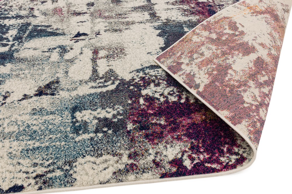 Nova 200cm x 290cm Navy Multi Rug NV23