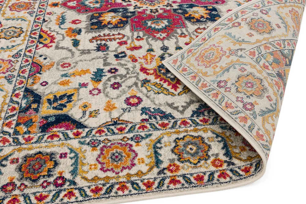Nova 200cm x 290cm White Multi Rug NV24