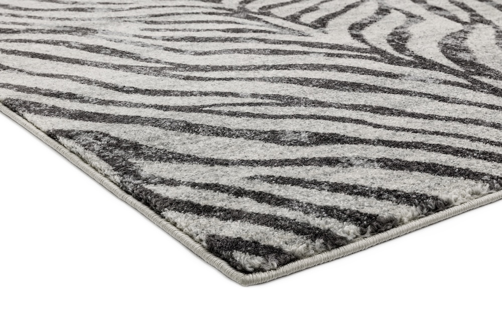 Nova 200cm x 290cm Zebra Grey Rug NV27