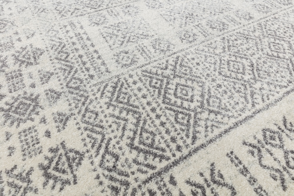 Nova 200cm x 290cm Tribal Grey Rug NV33