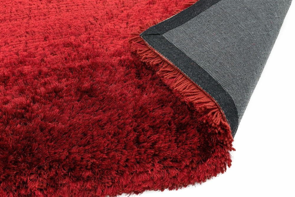 Plush Rug 70cm x 140cm Red