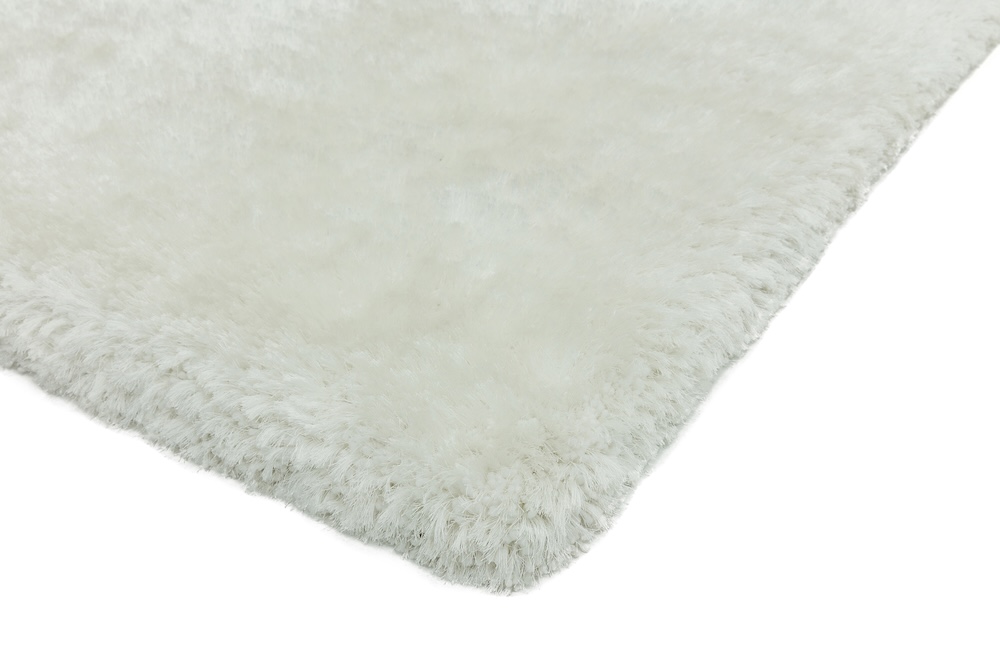 Plush Rug 70cm x 140cm White