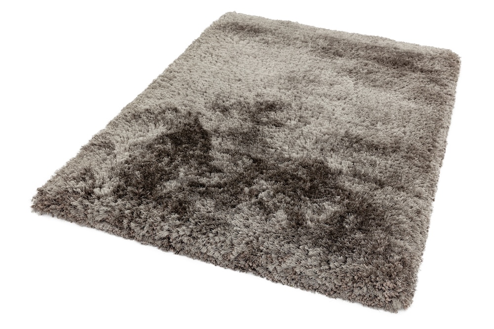 Plush Rug 70cm x 140cm Zinc