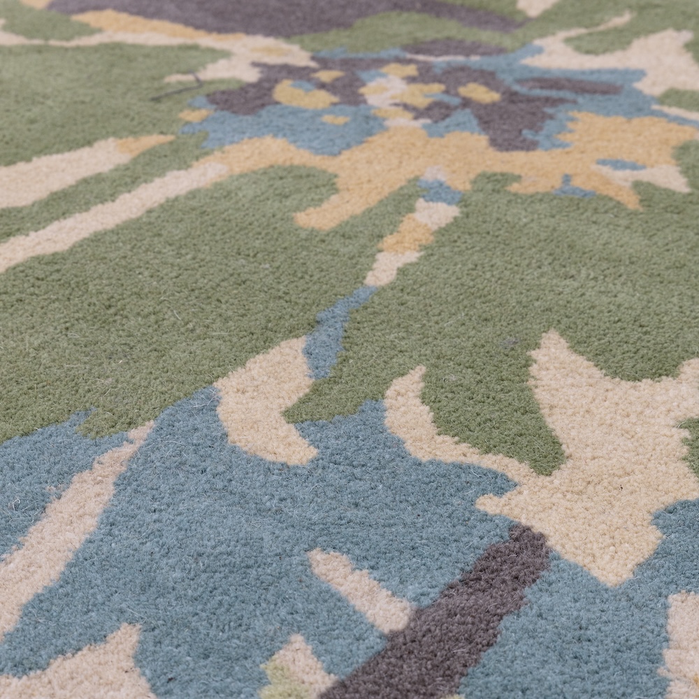 Reef Rug 200cm x 290cm RF11 Floral Green Multi