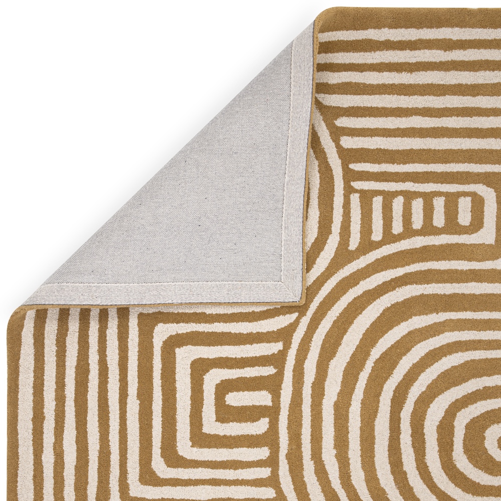 Reef Rug 200cm x 290cm RF28 Curve Ochre