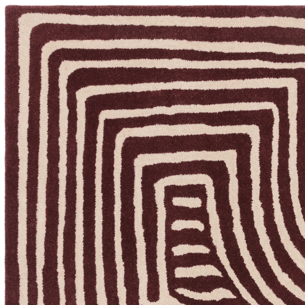 Reef Rug 200cm x 290cm RF29 Curve Plum