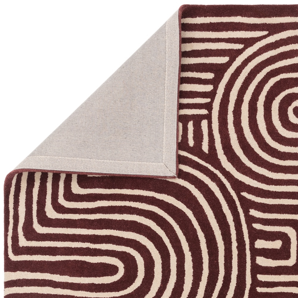 Reef Rug 200cm x 290cm RF29 Curve Plum