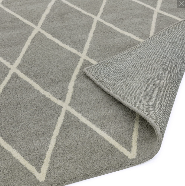 Albany Rug 120cm x 170cm Diamond Silver