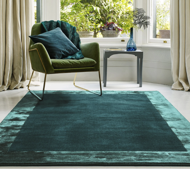 Ascot Rug 120cm x 170cm Aqua Blue