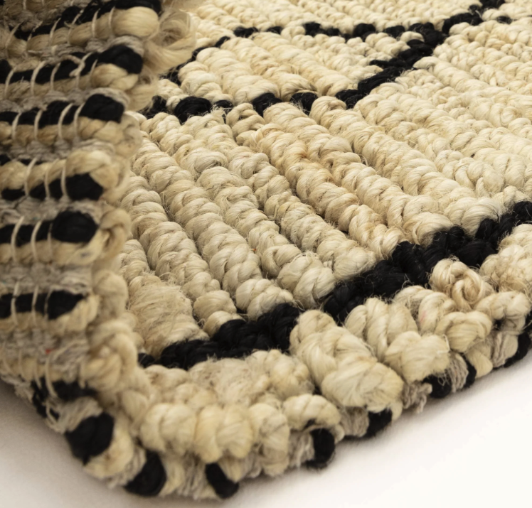 Souk 160cm x 230cm Bleach & Black