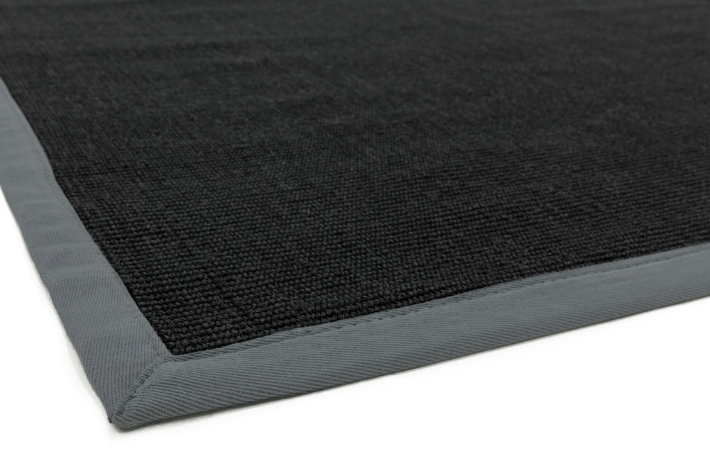Sisal 120cm x 180cm Black/Grey