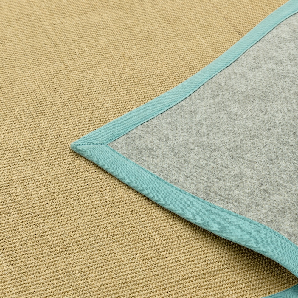 Sisal 120cm x 180cm Linen/Aqua
