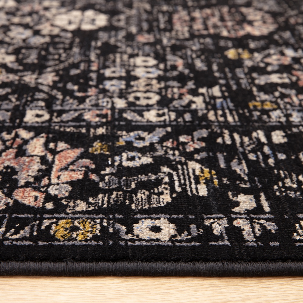 Sovereign 160cm x 240cm Black Vintage Floral