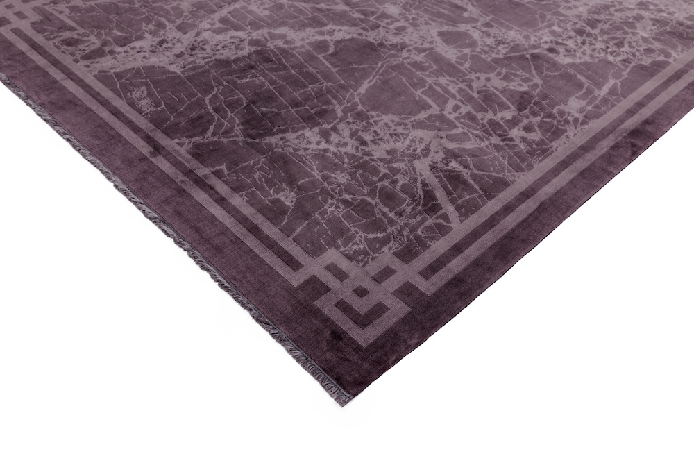 Zehraya 200cm x 290cm ZE01 Purple Border