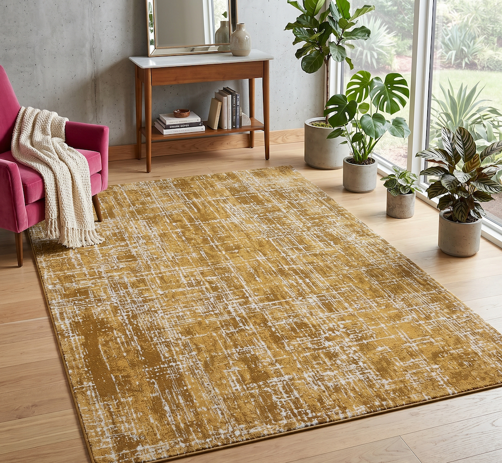 Kuza 120cm x 170cm Abstract Gold