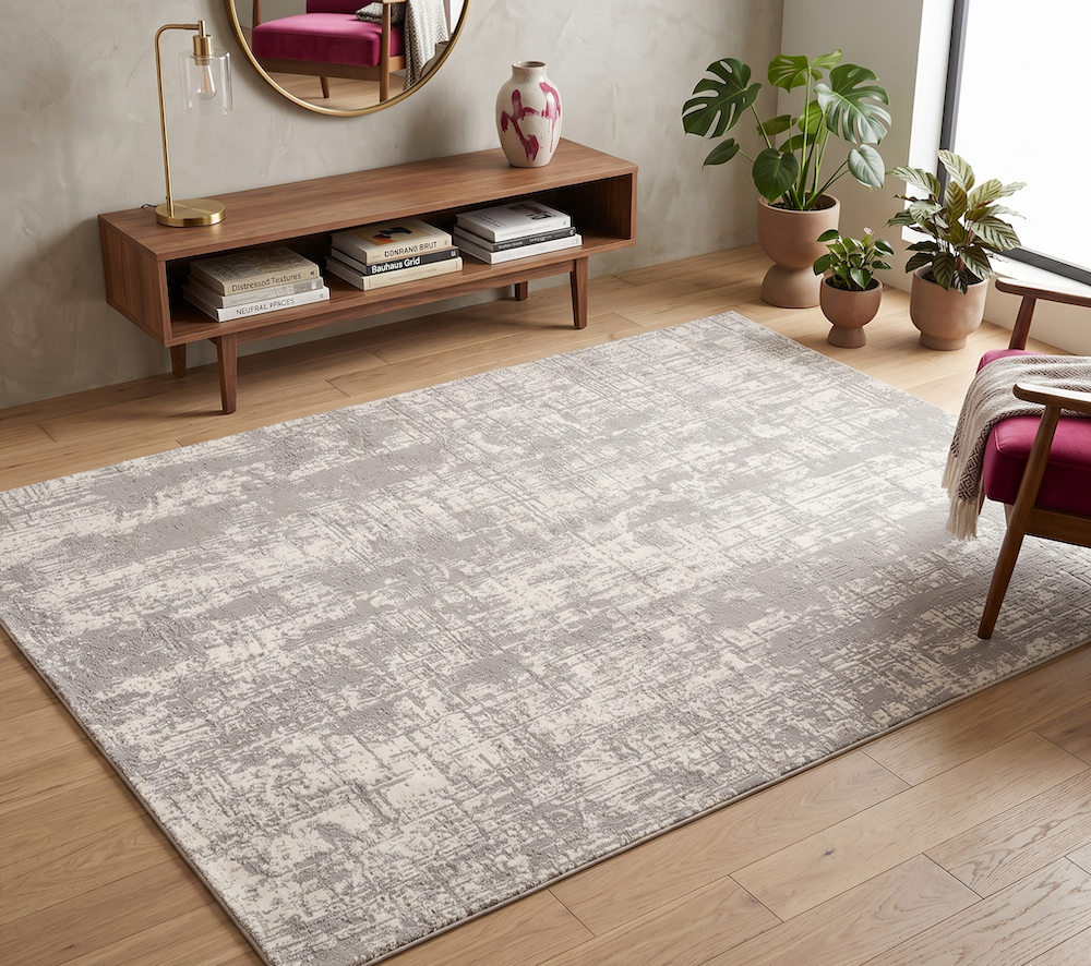 Kuza 120cm x 170cm Abstract Grey