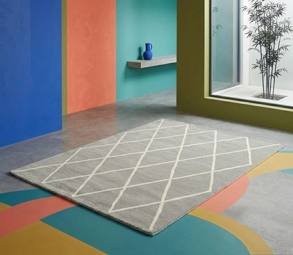 Albany Rug 120cm x 170cm Diamond Silver