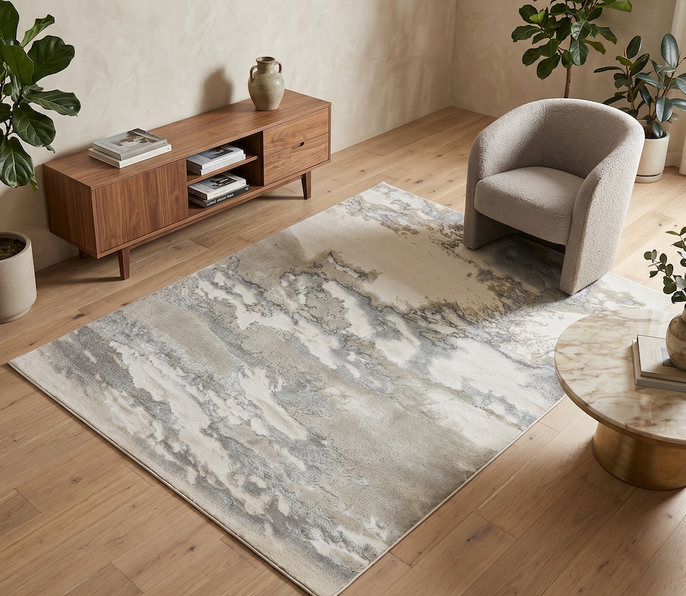 Aurora 120cm x 170cm Cloud Rug AU02