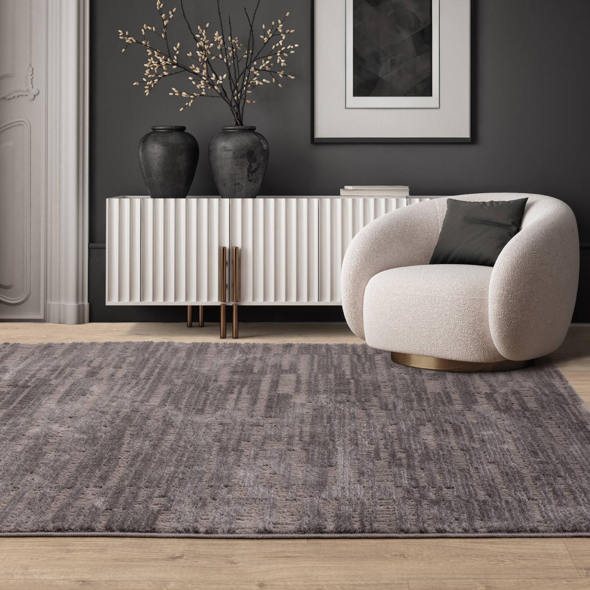 Axel AX07 Charcoal 120cm x 160cm Rug