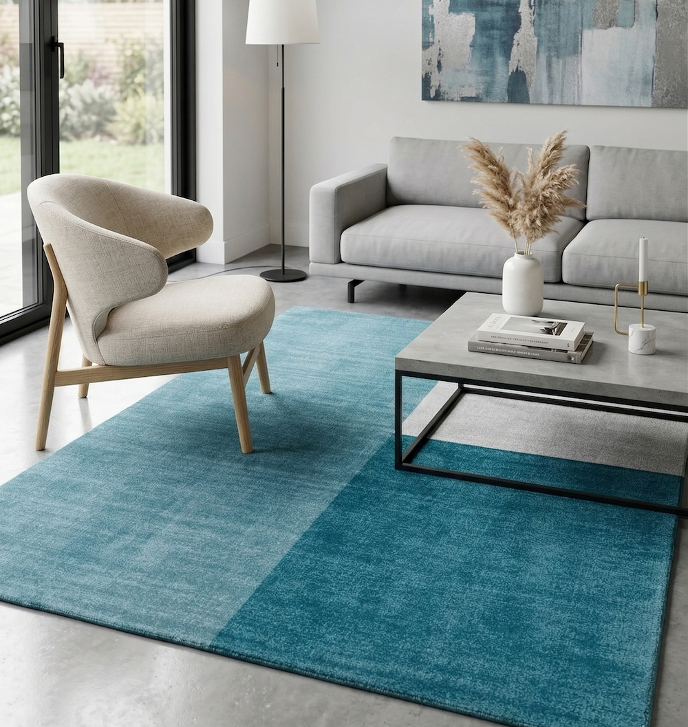 Blox Rug 120cm x 170cm Teal