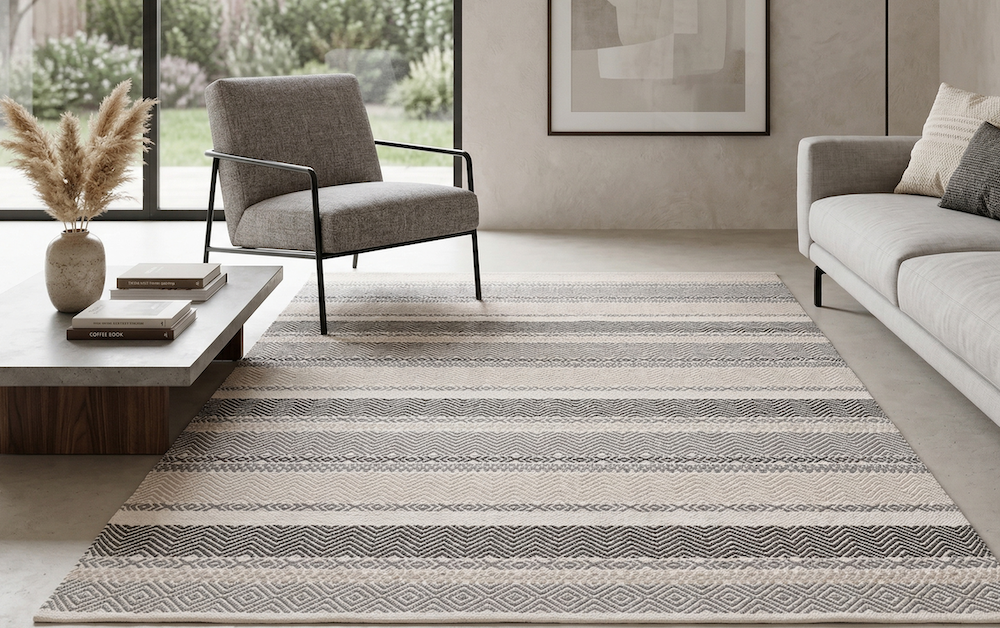 Boardwalk Rug 200cm x 290cm Grey Multi